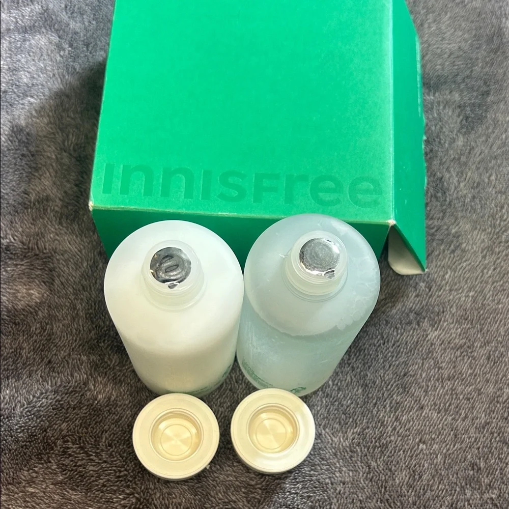 Innisfree Green Tea Hyaluronic Skin Care Toner & Lotion Set 170ml, New & Sealed